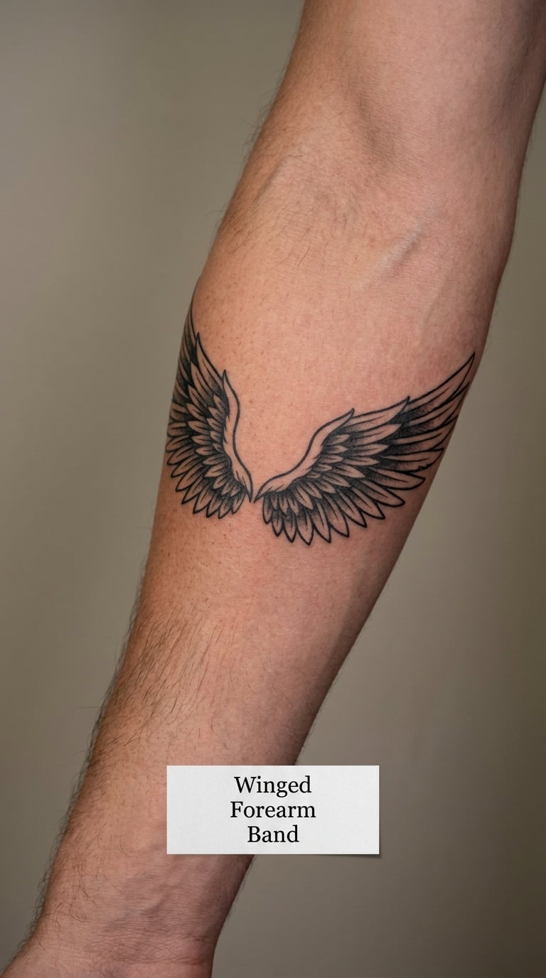 Winged Forearm Band