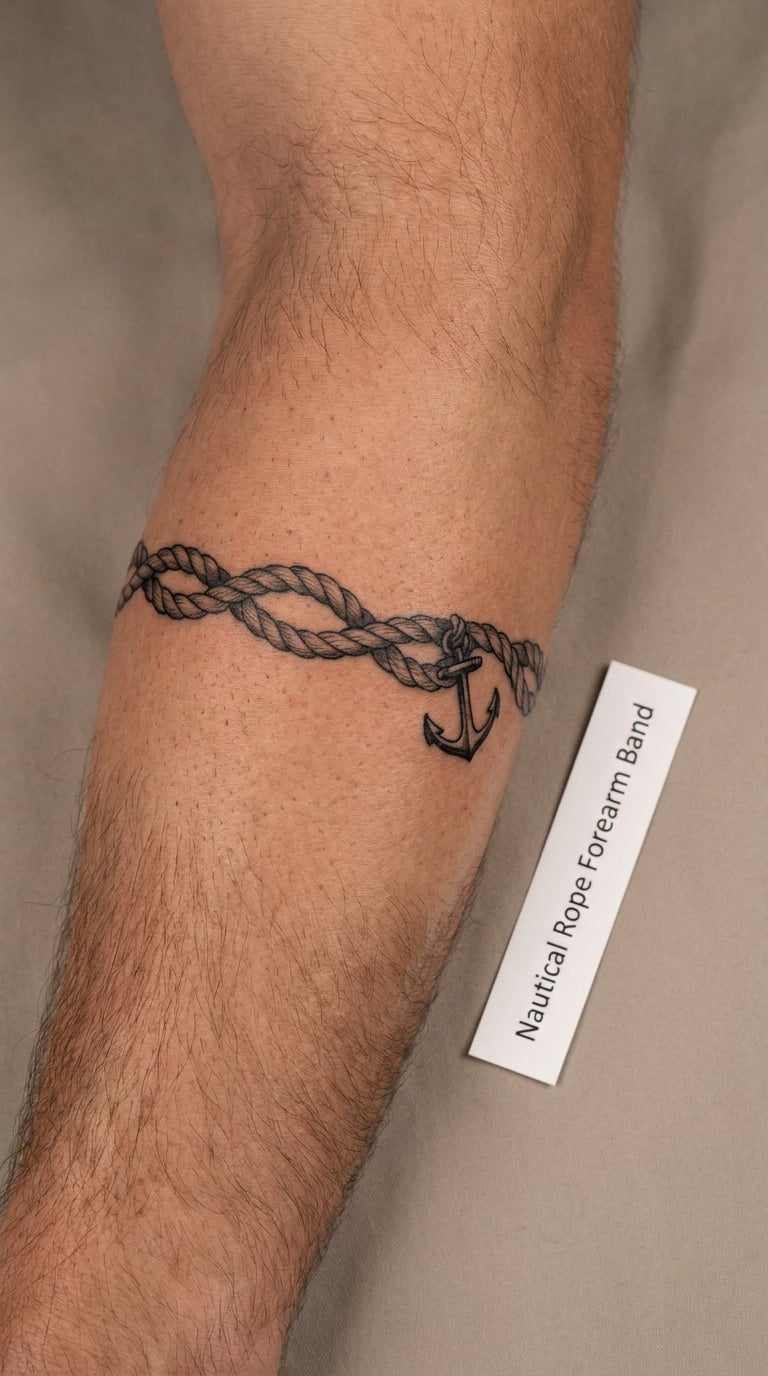 Nautical Rope Forearm Band