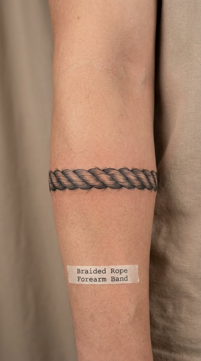 Braided Rope Forearm Band