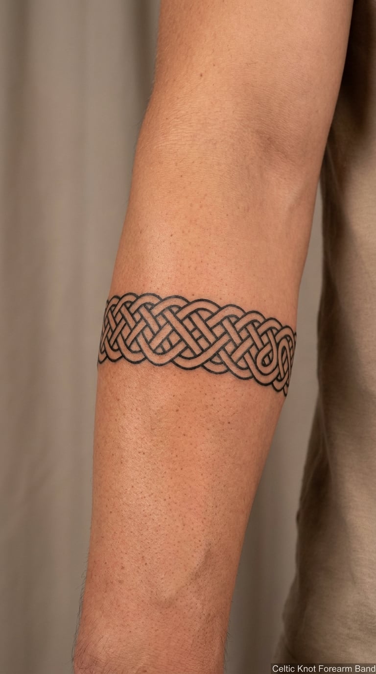 Celtic Knot Forearm Band