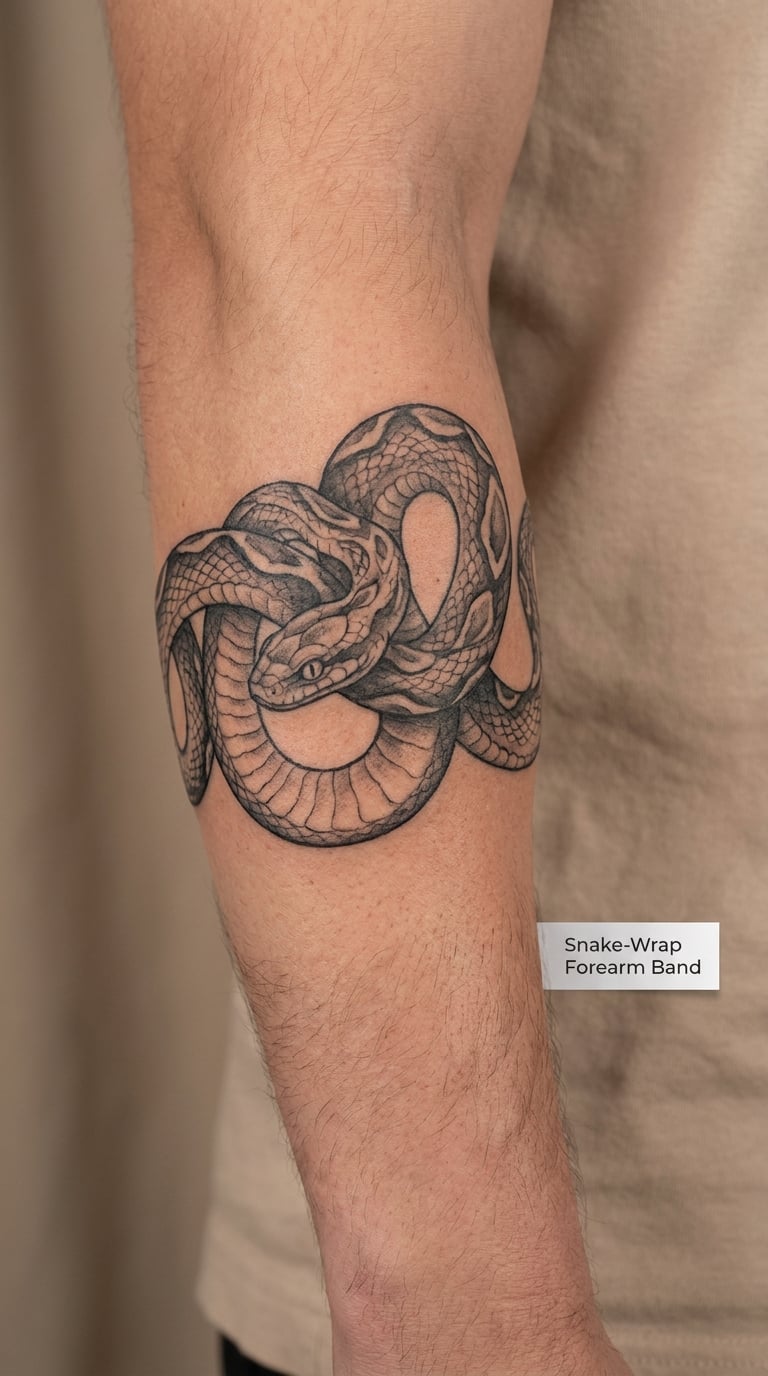 Snake-Wrap Forearm Band