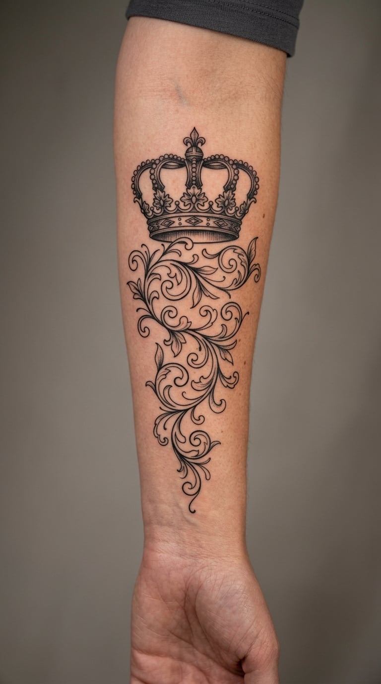 Crown and Vine Filigree