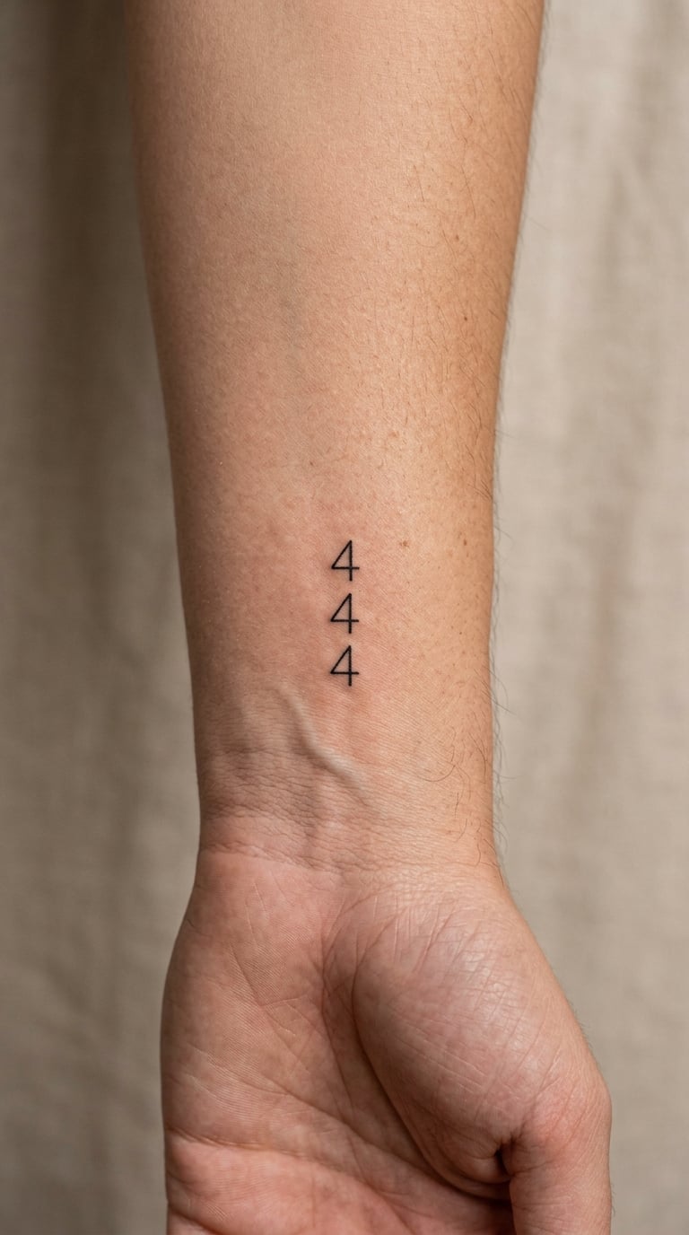 Angel Number 444 in Fine Line