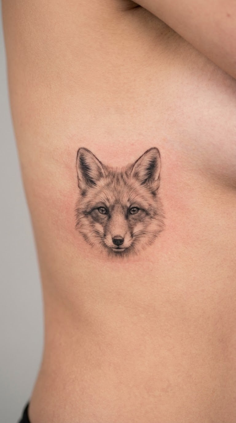 Micro-Realism Fox Face