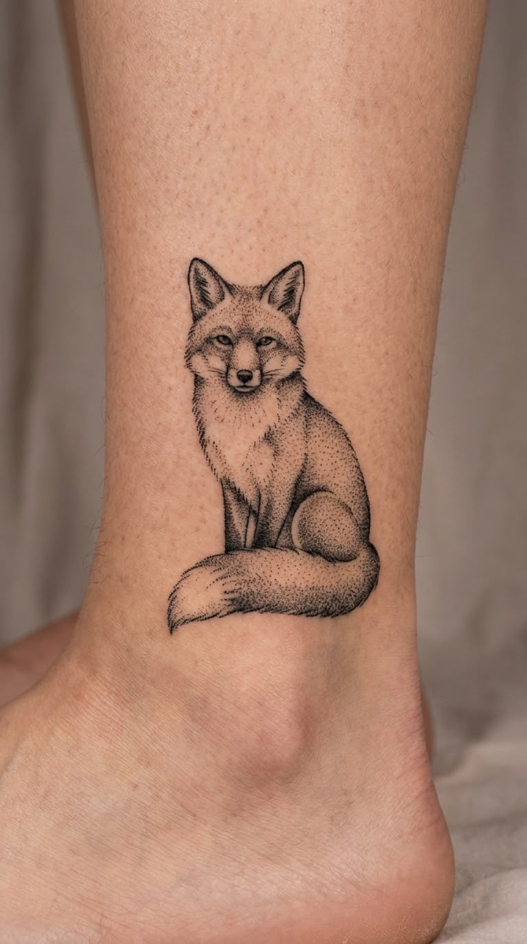 Dotwork Fox