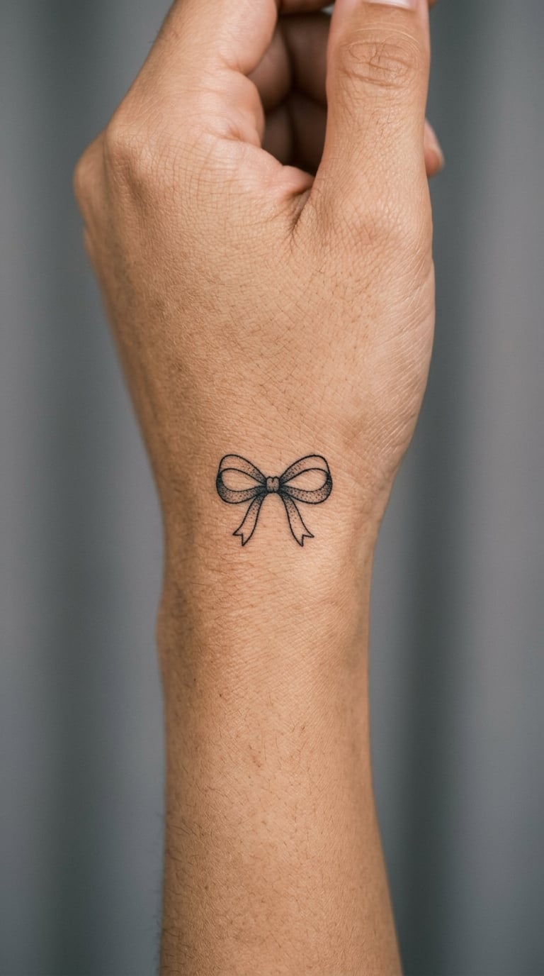 Freckle-Dotted Bow