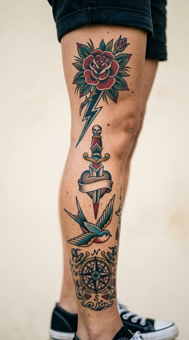 Patchwork-Style Vintage Flash