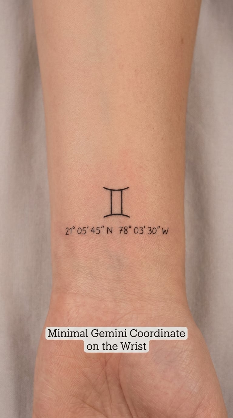 Minimal Gemini Coordinate on the Wrist