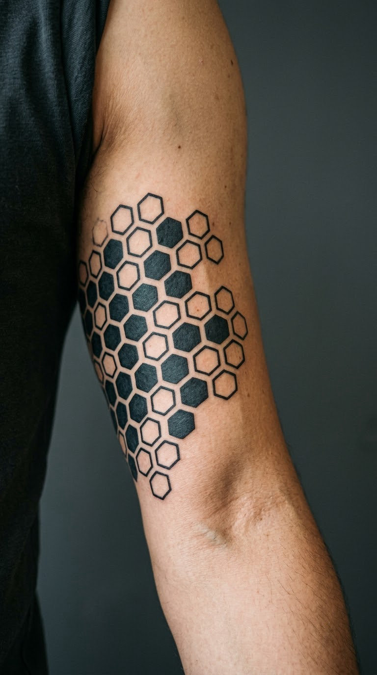 Interlocking Hexagon Sleeve