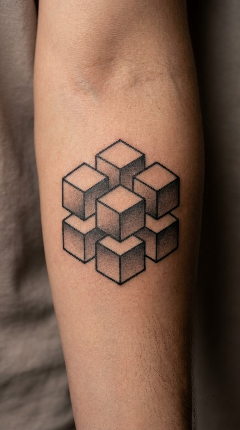 Isometric Cube Illusion