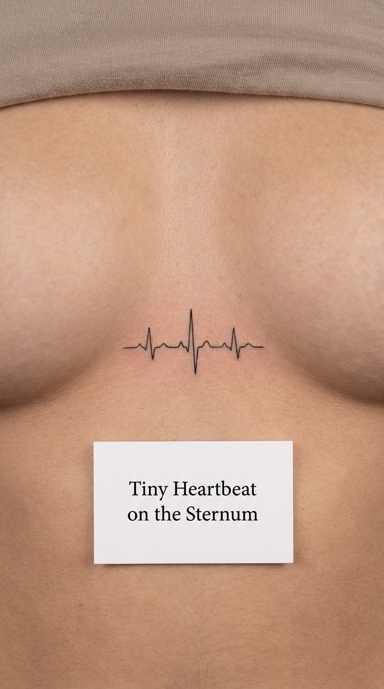 Tiny Heartbeat on the Sternum