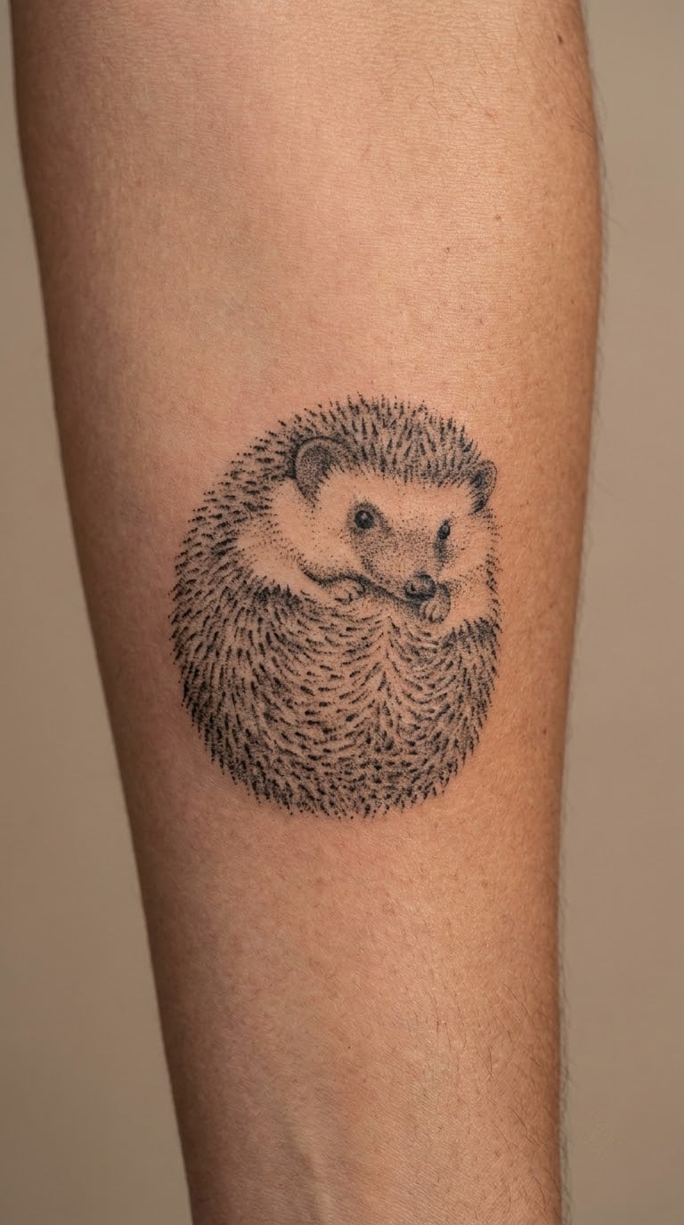 Dotwork Hedgehog