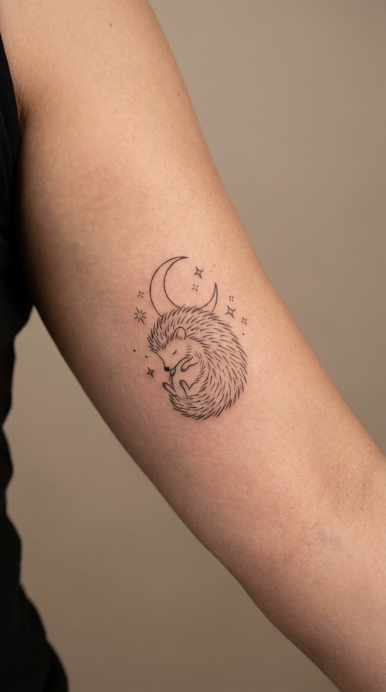 Moonlit Hedgehog