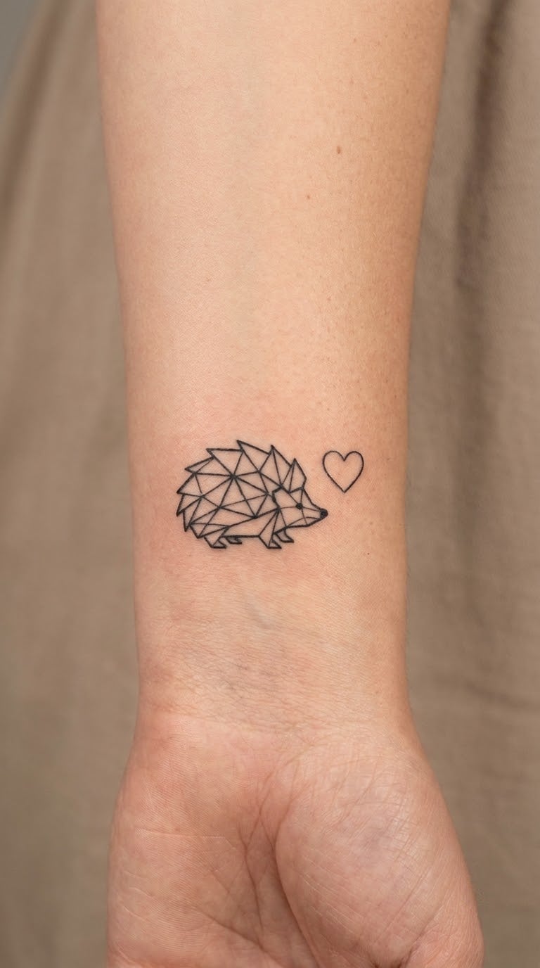 Geometric Heart and Hedgehog