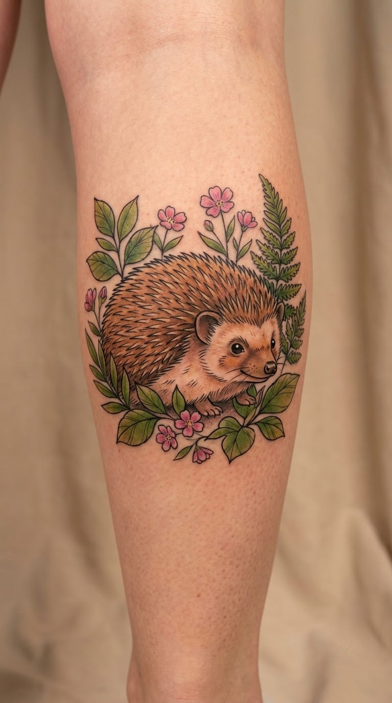 Full-Color Garden Hedgehog