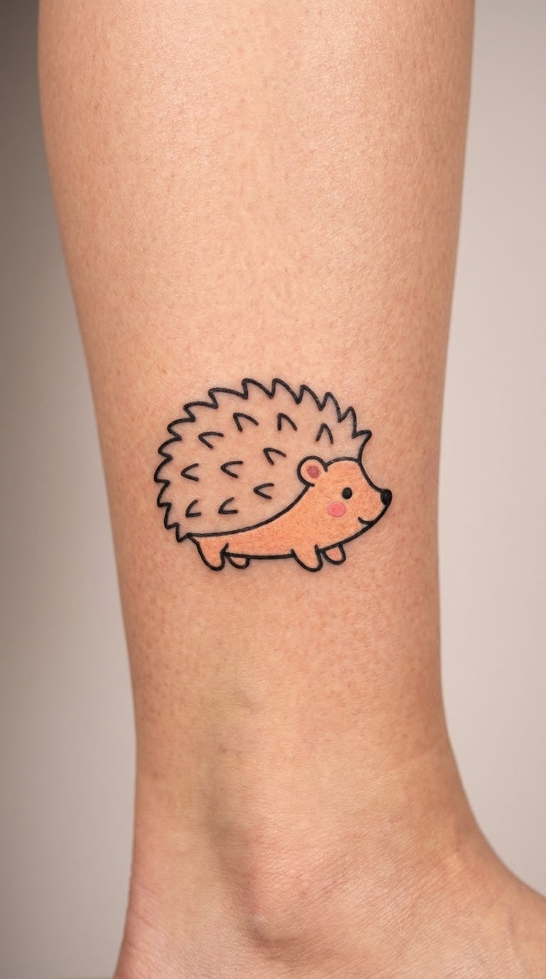 Cute Cartoon Hedgehog