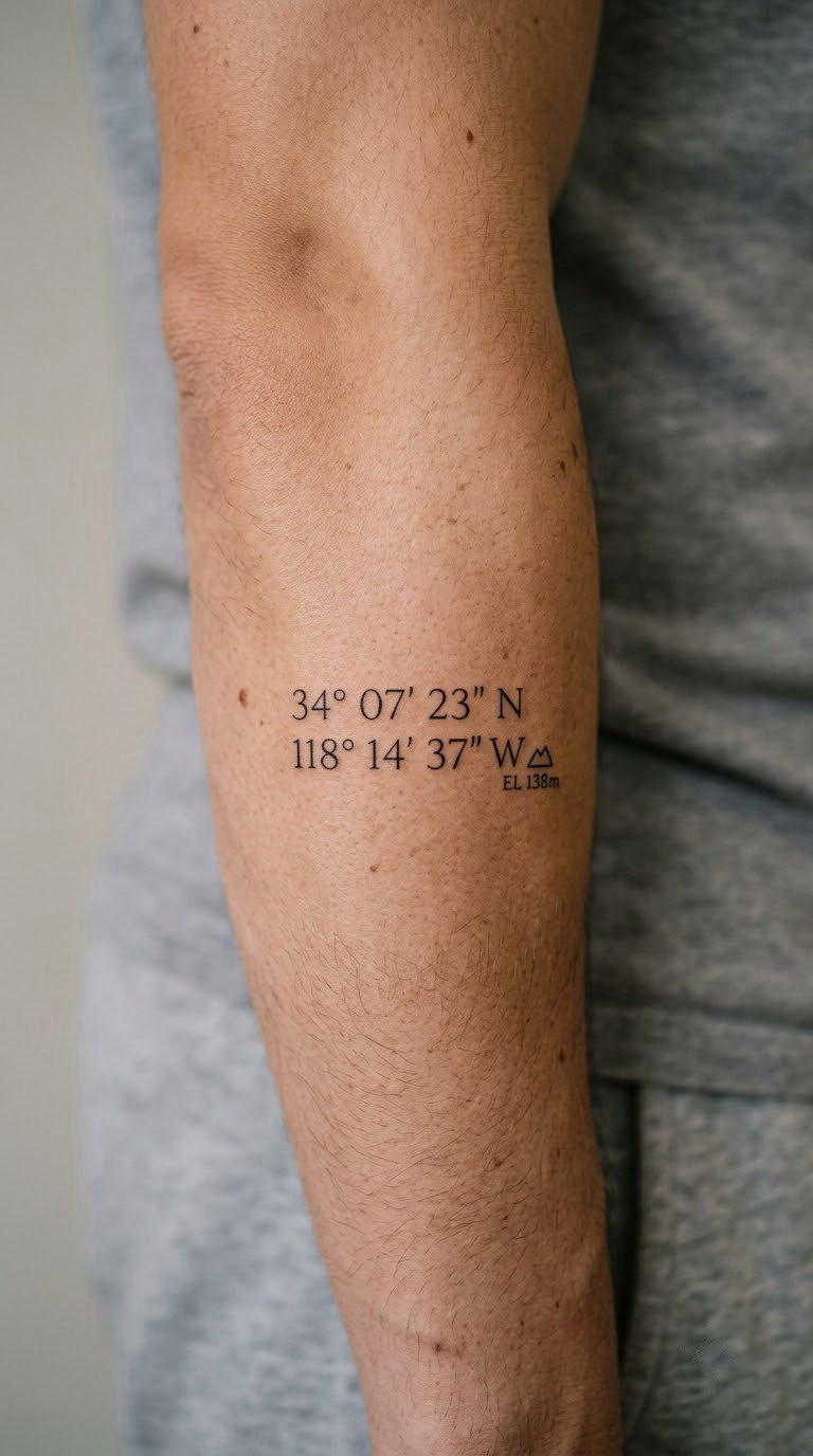 Trail Coordinates in Fine Line