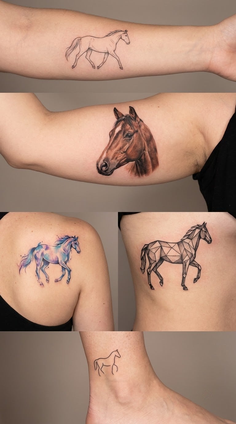 Horse Tattoo Ideas for Women: Quick Guide