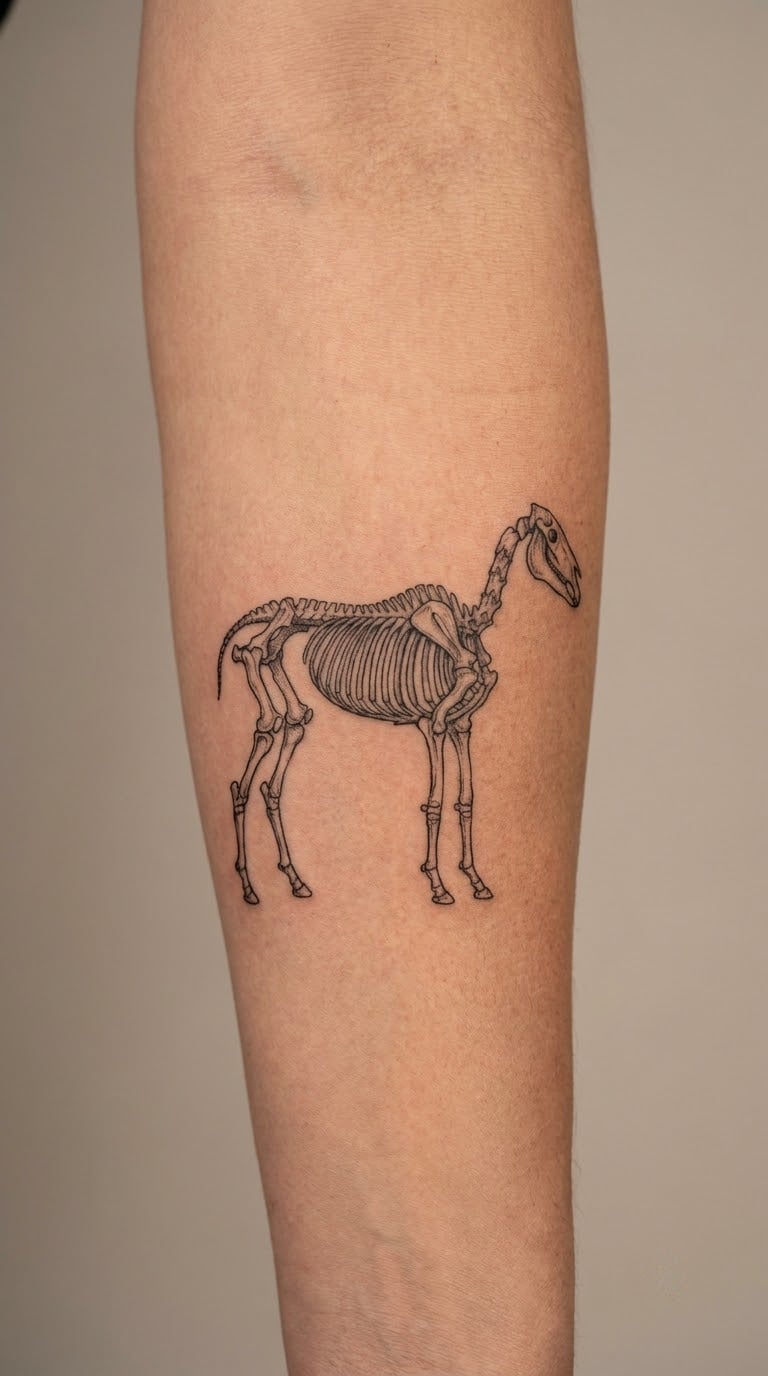 Horse Skeleton Design for the Forearm