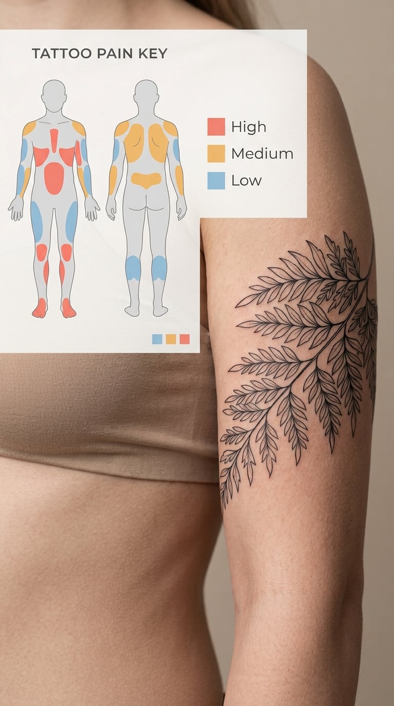 Tattoo Session Timing by Body Placement