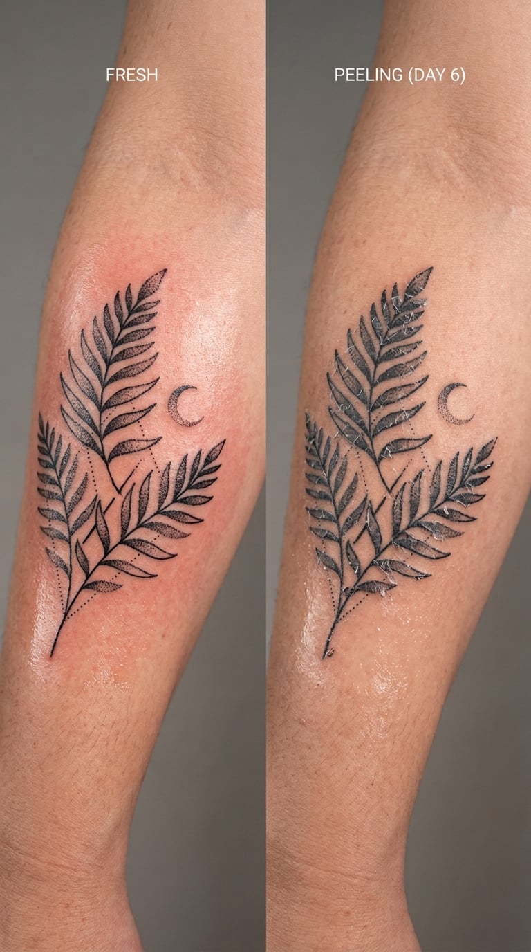 Tattoo Healing Timeline by Week