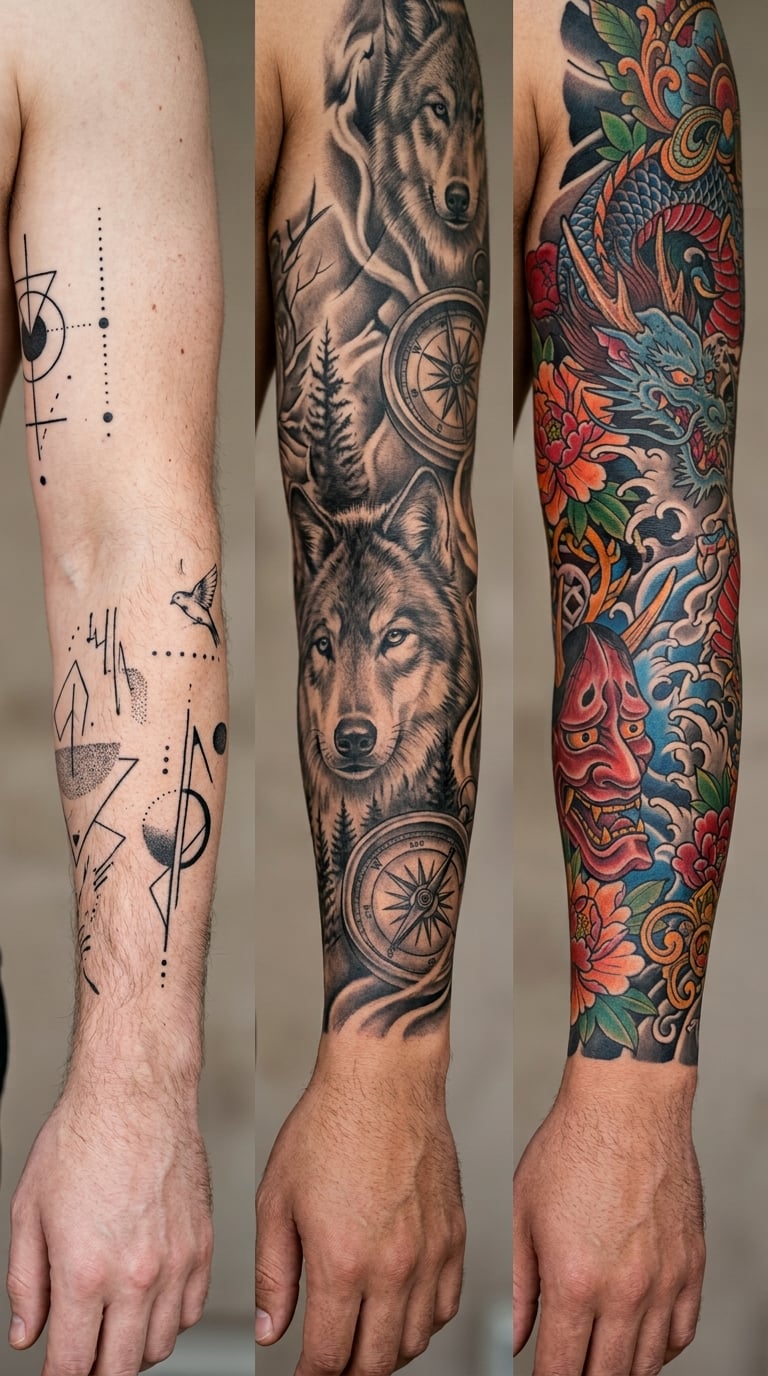 Full Sleeve Tattoo Price Ranges by Size and Detail