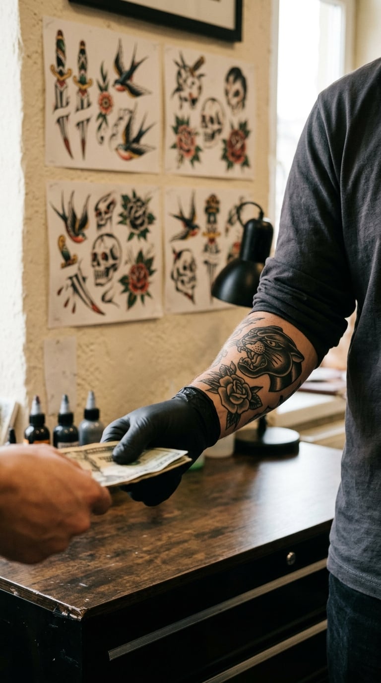 Tattoo Pricing Models and How to Calculate the Tip