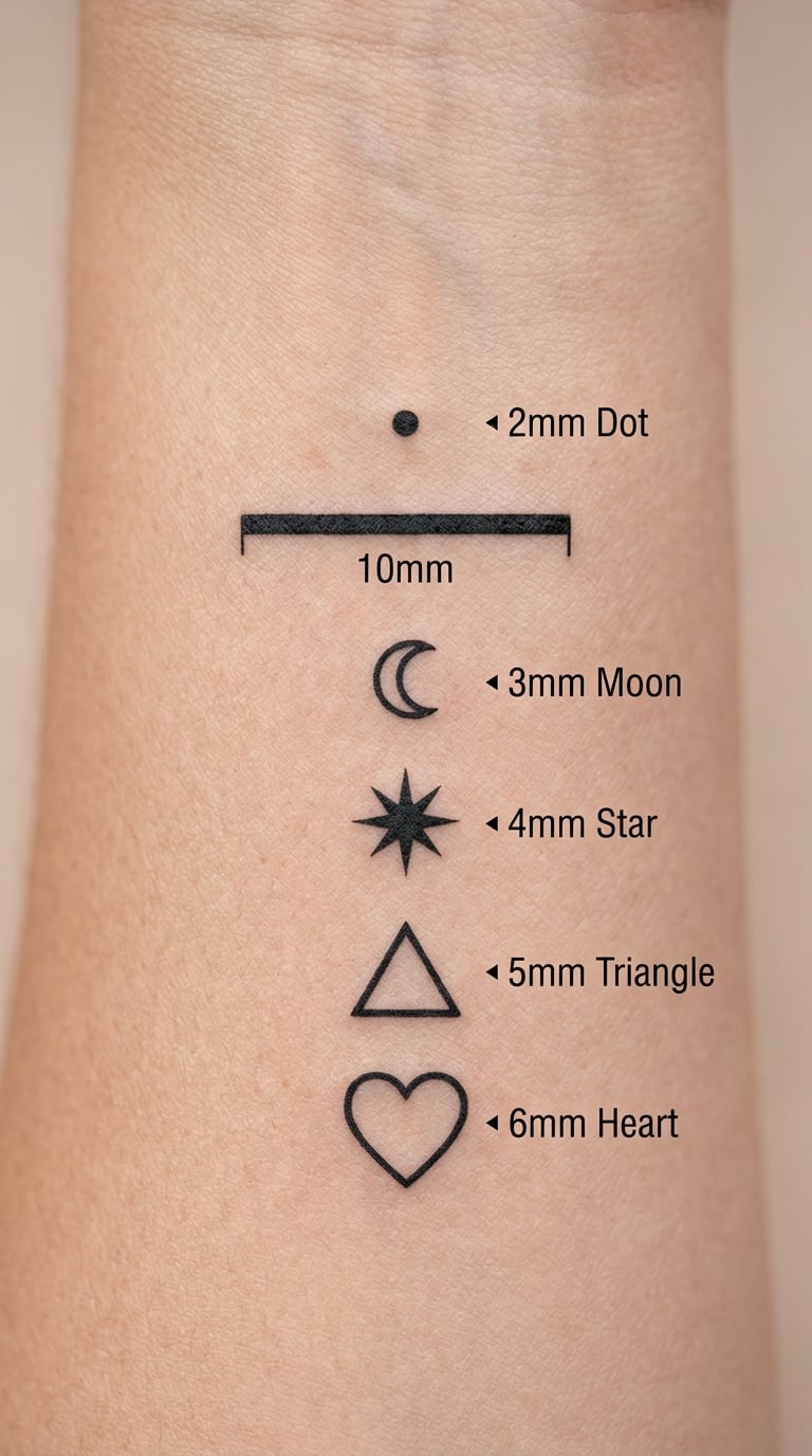 What Is the Smallest Practical Tattoo Size?