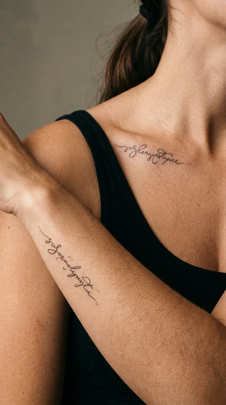 How to Choose a Tattoo Font by Placement
