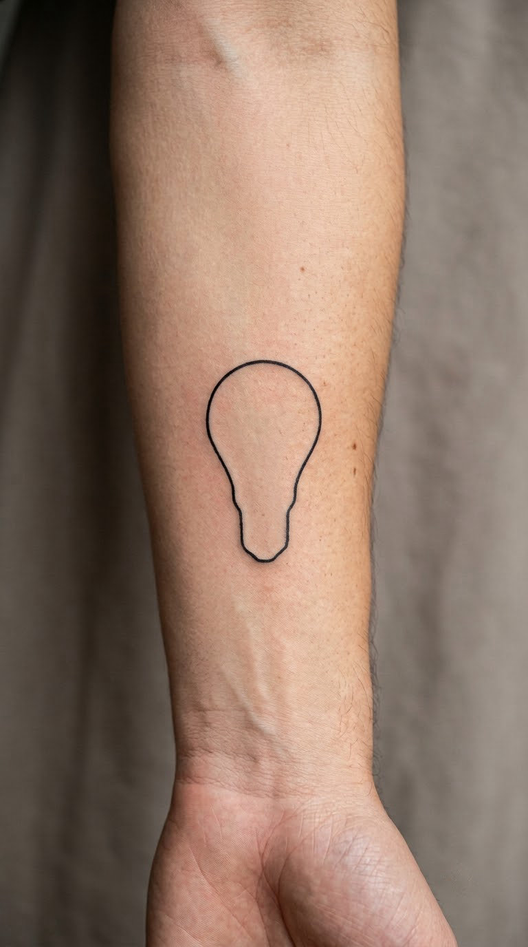 Lightbulb With Missing Filament