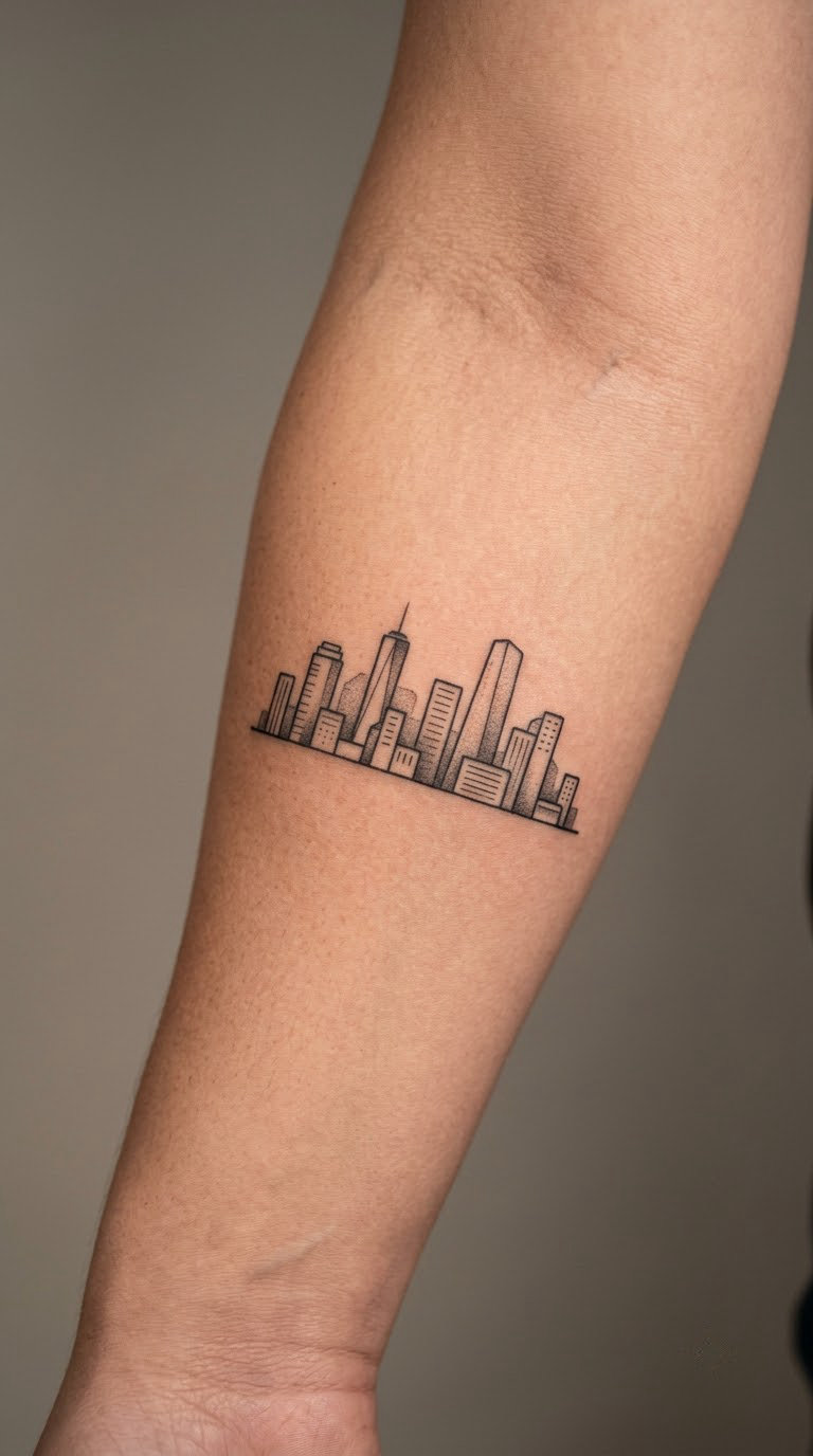 Miniature City Skyline