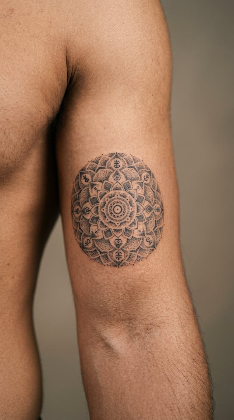 Dotwork Mandala