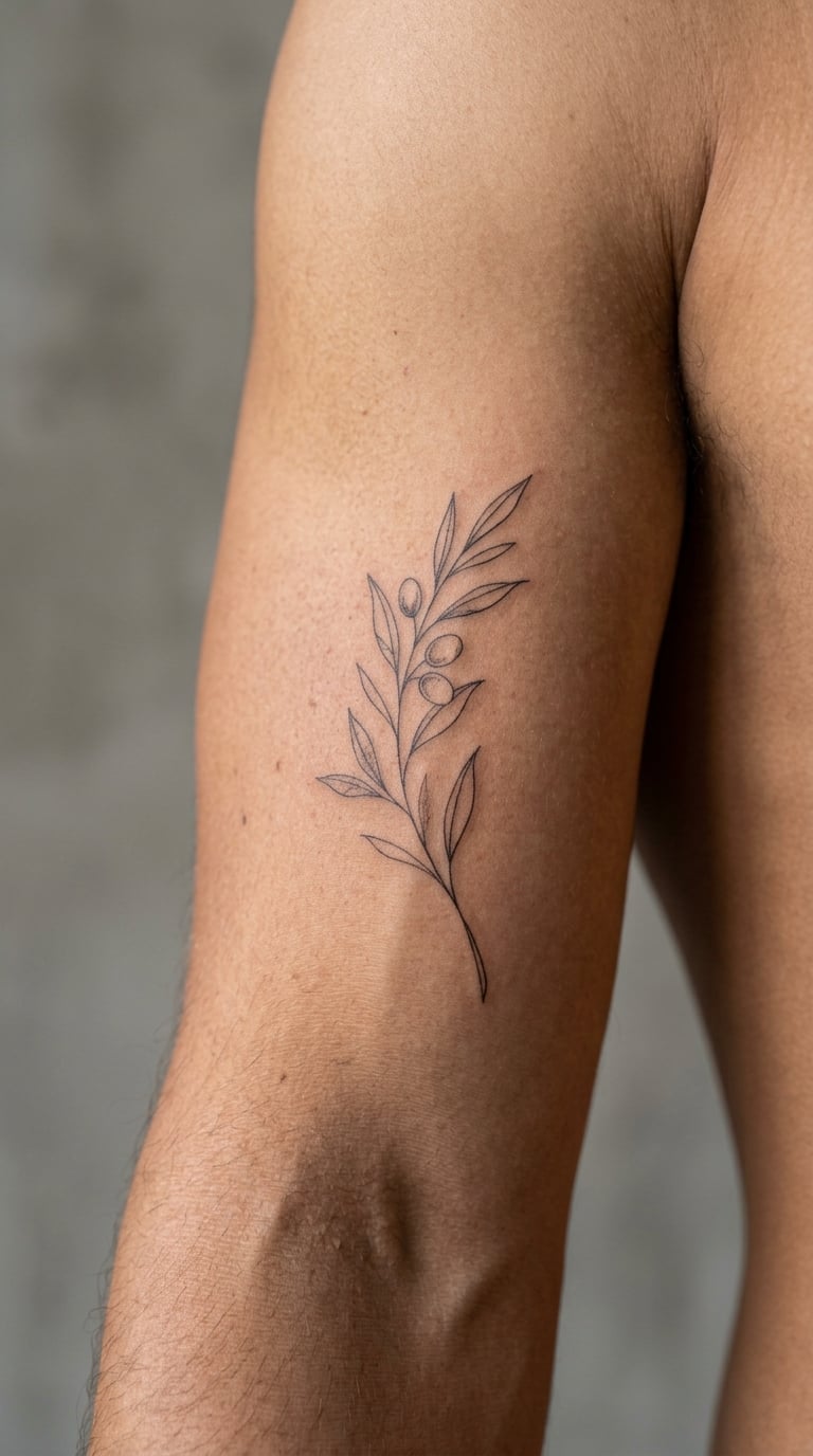 Olive Branch in Fine Line