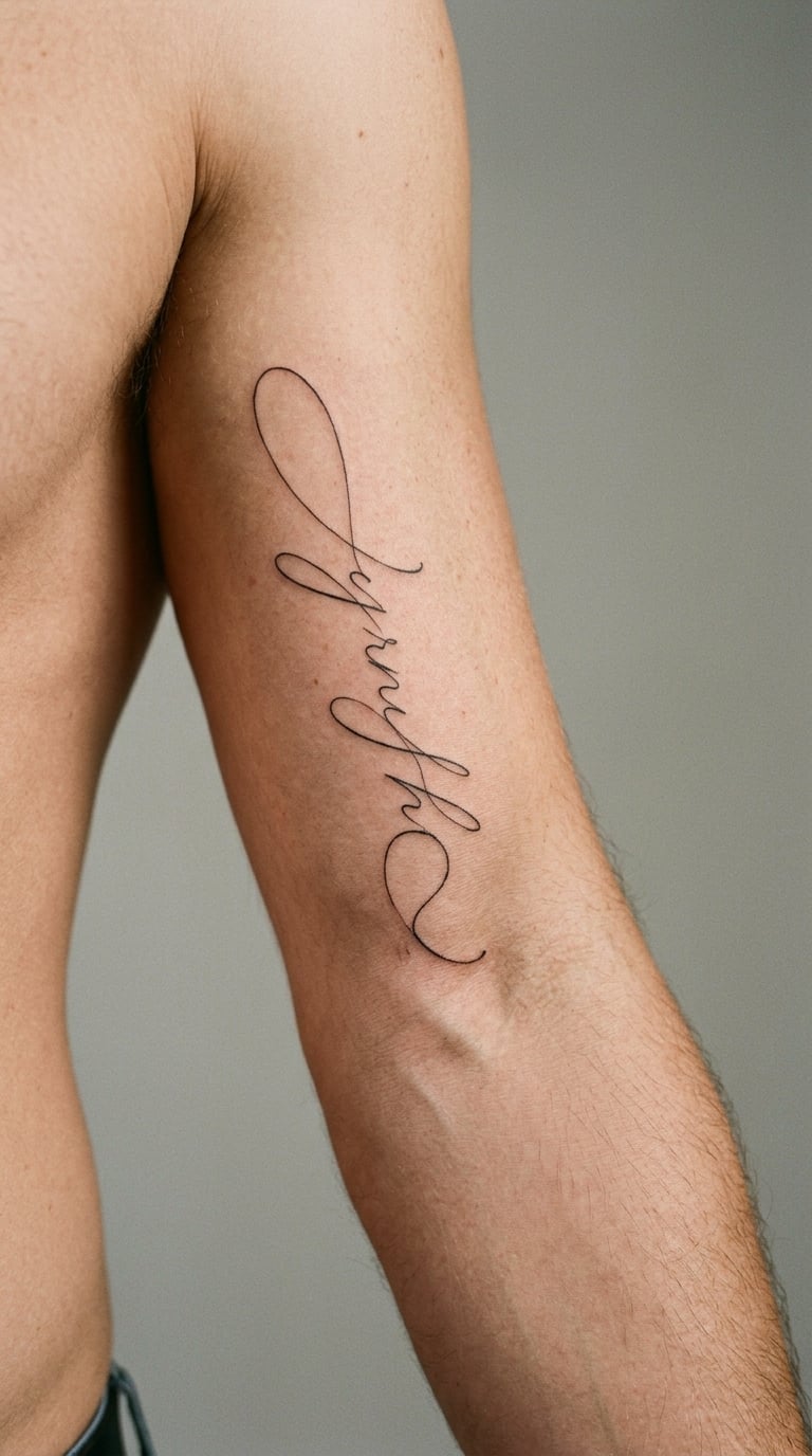 Coordinates in Fine Line Script