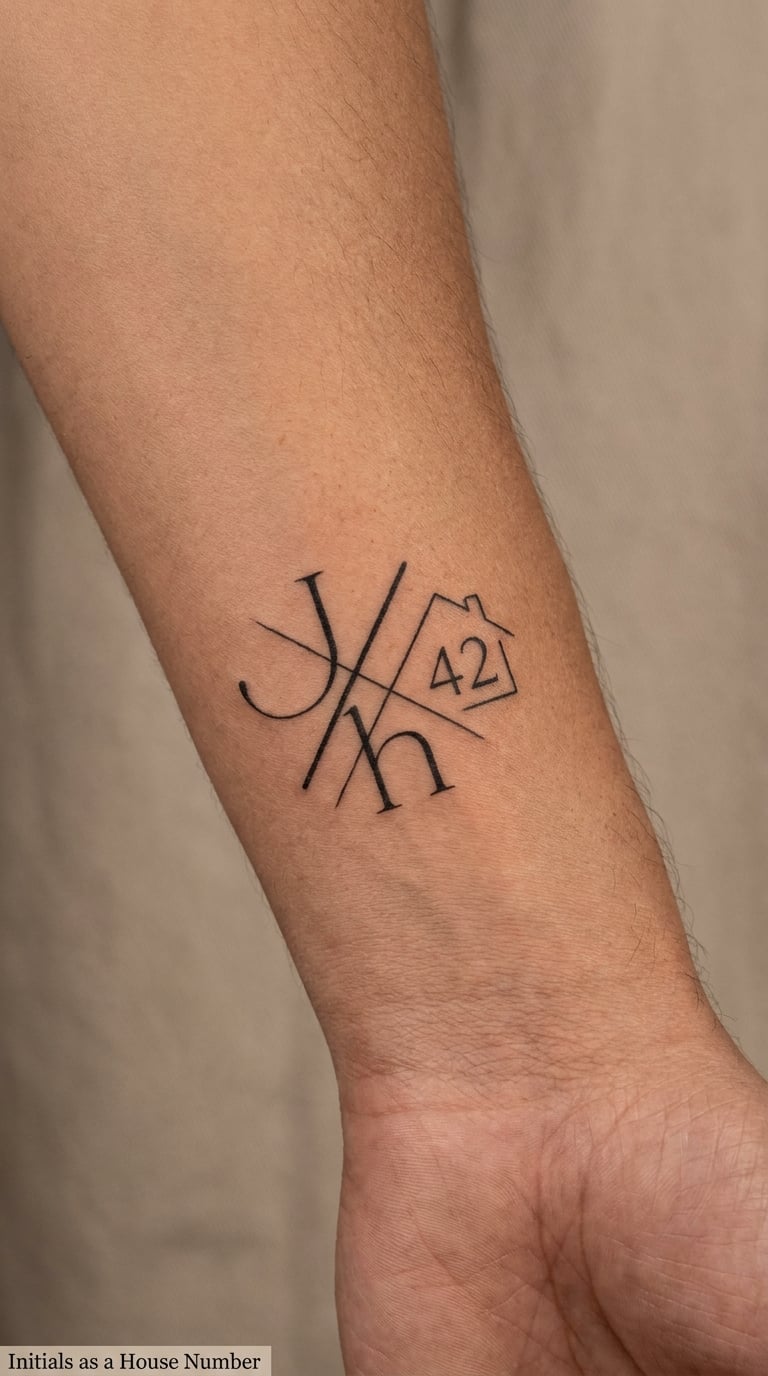 Initials as a House Number