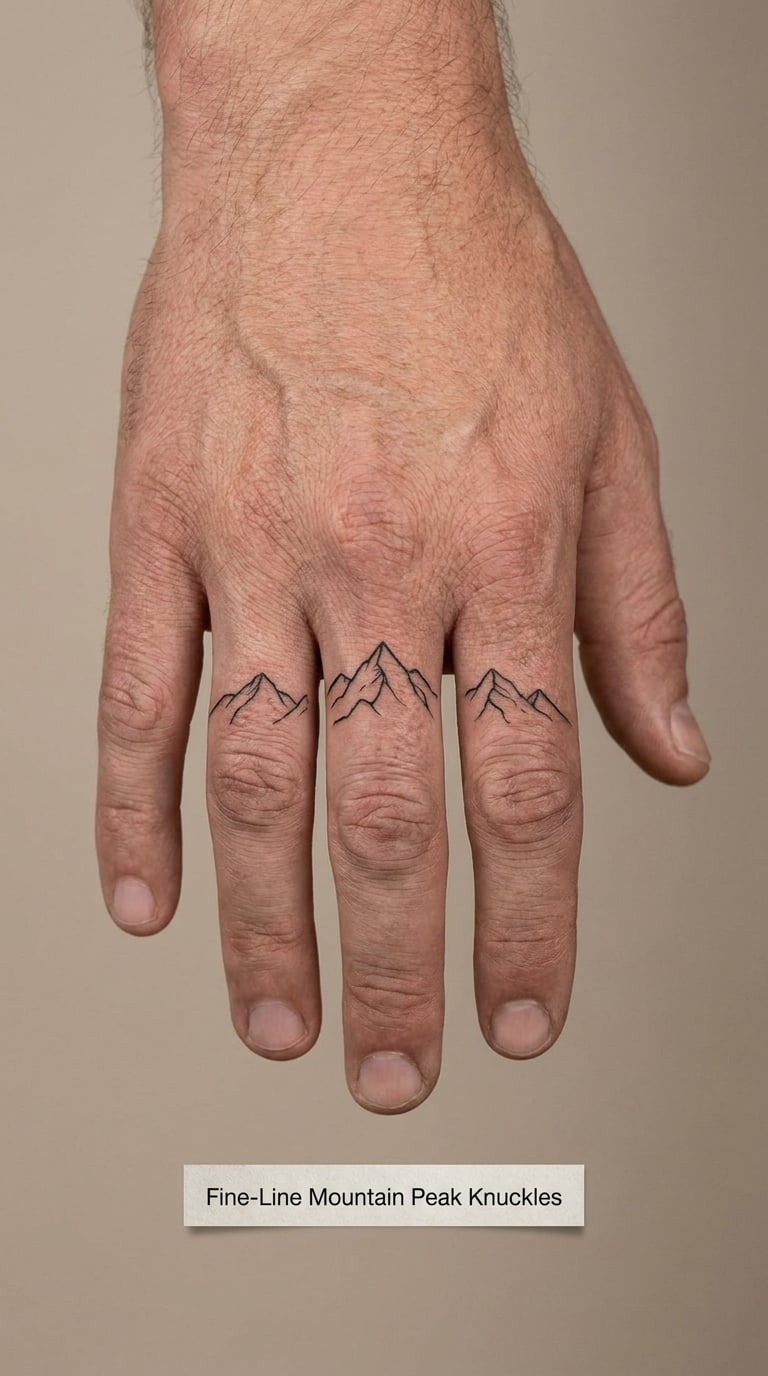 Fine-Line Mountain Peak Knuckles