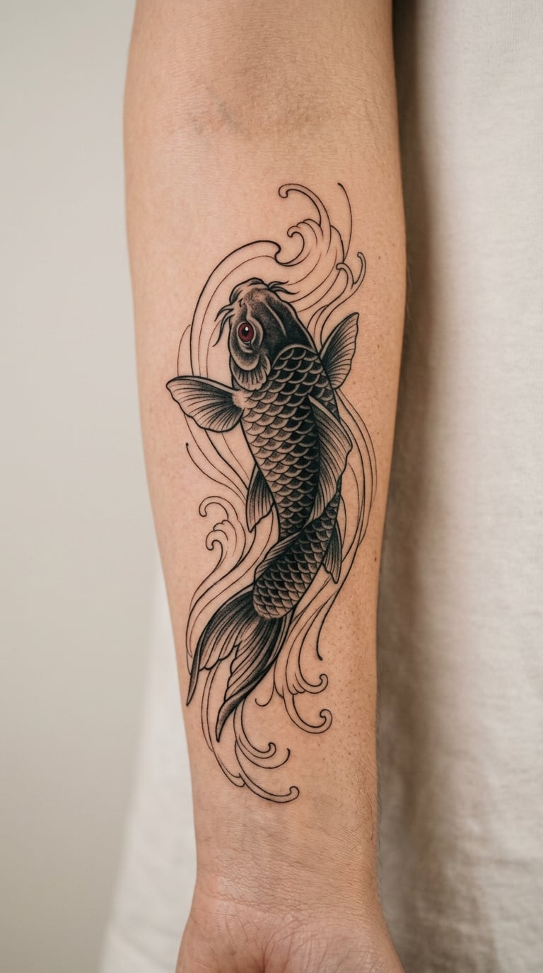 Black Koi, the Hardship You Came Through