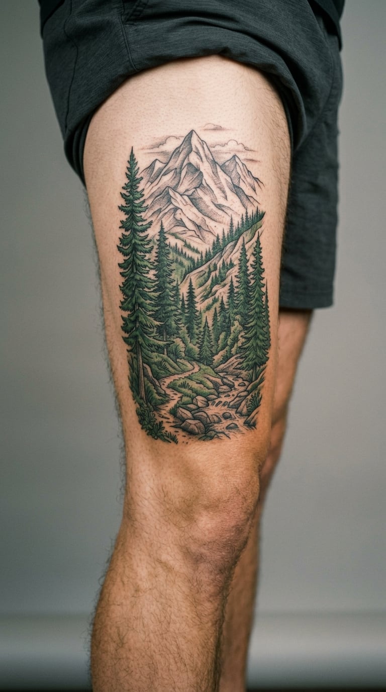 Knee Anchor Mandala to Build a Sleeve Around