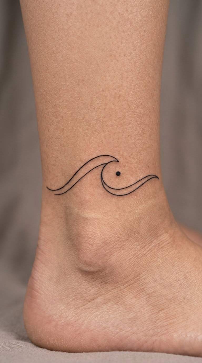 Minimal Wave with a Rising Dot