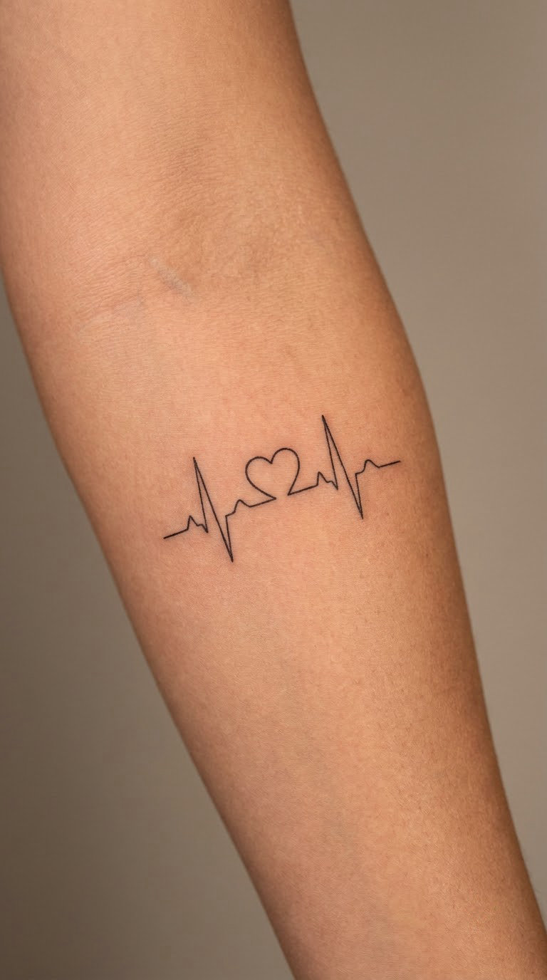 Minimal Heartbeat Line
