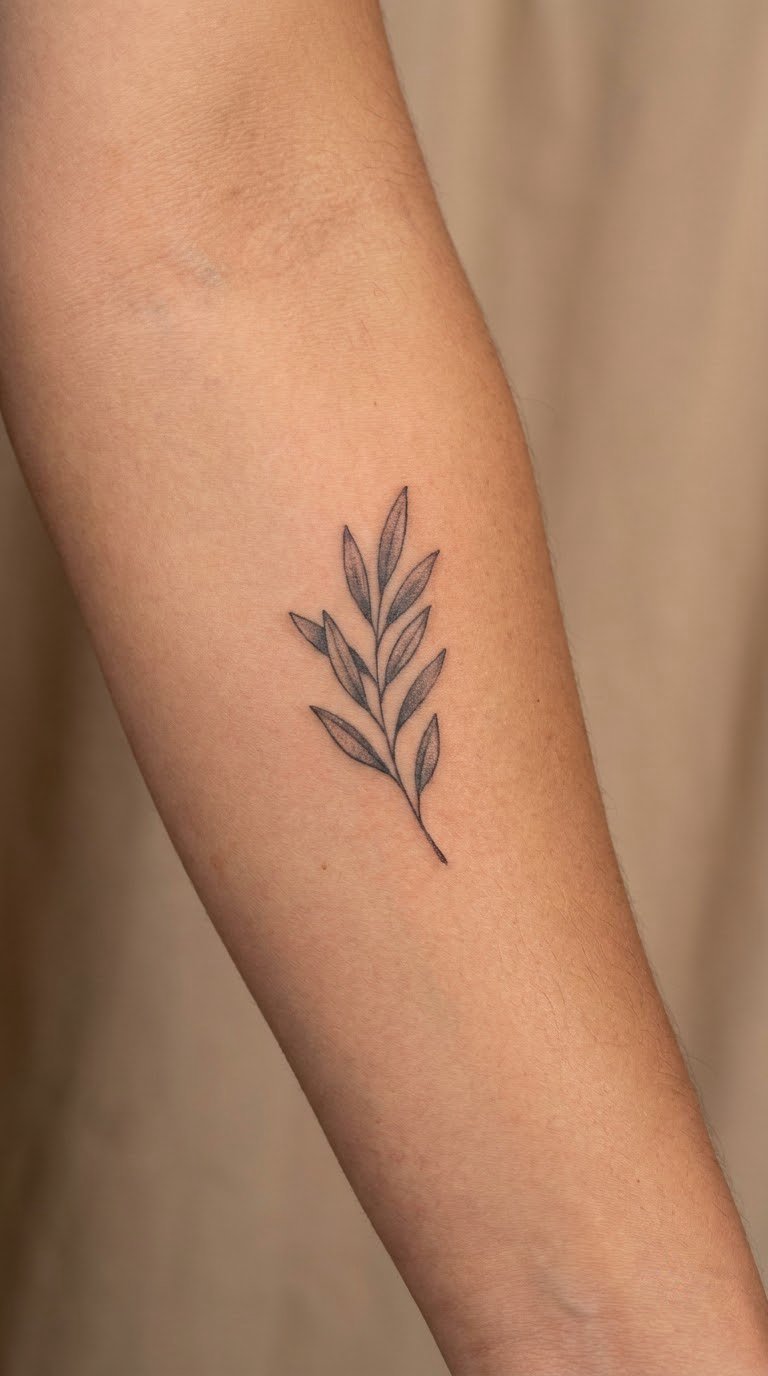 Olive Branch with Resilience Note