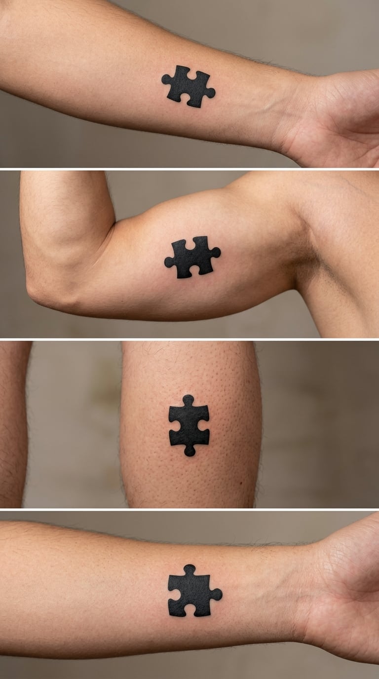 Matching Puzzle Piece Symbols