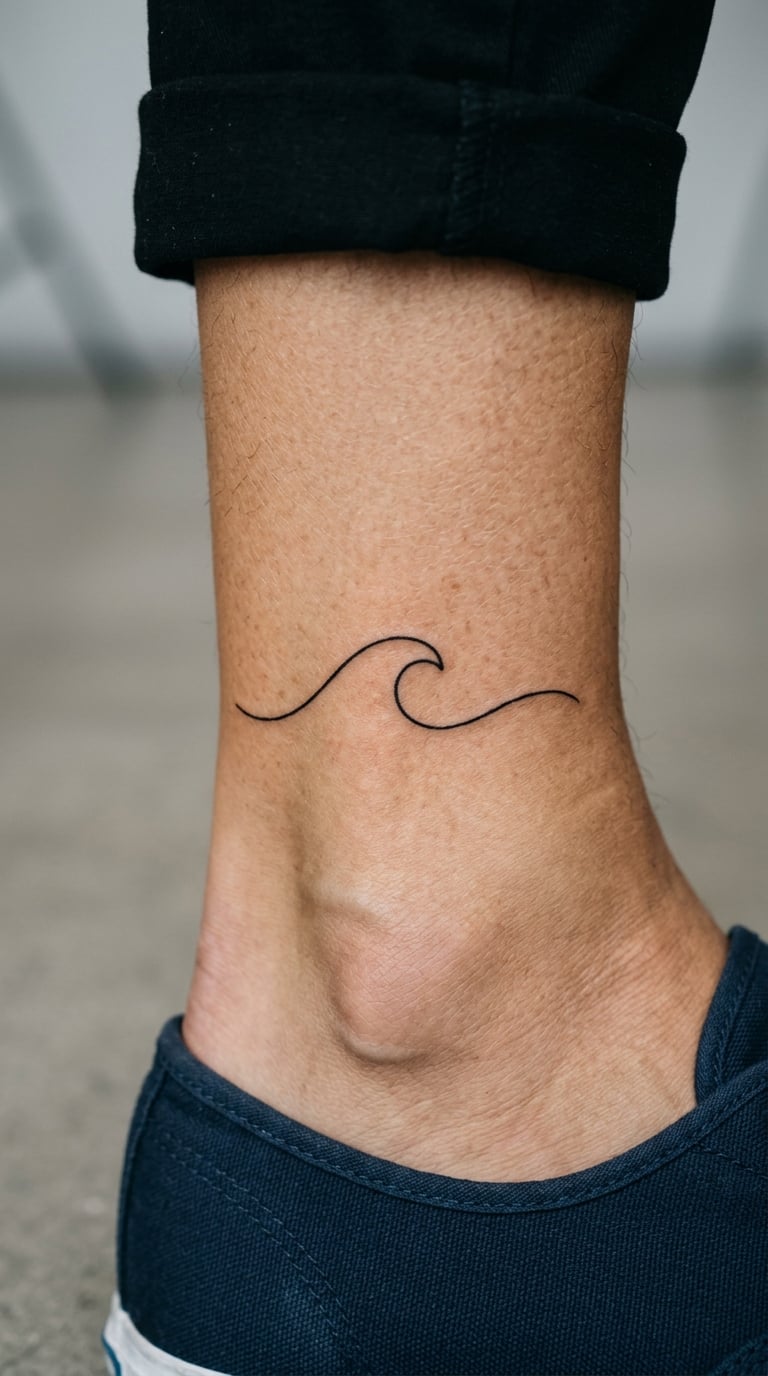 Single-Line Wave on the Ankle