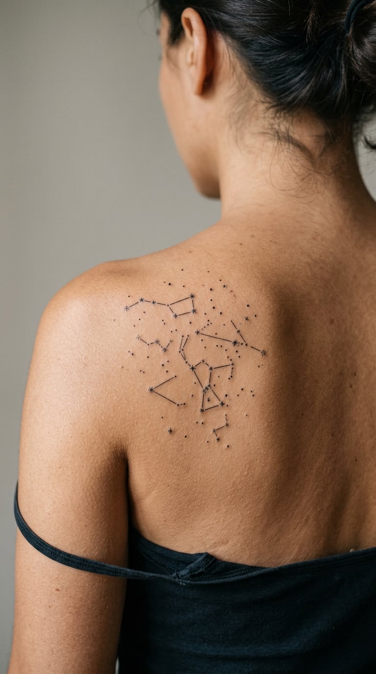Star Map from One Shared Night