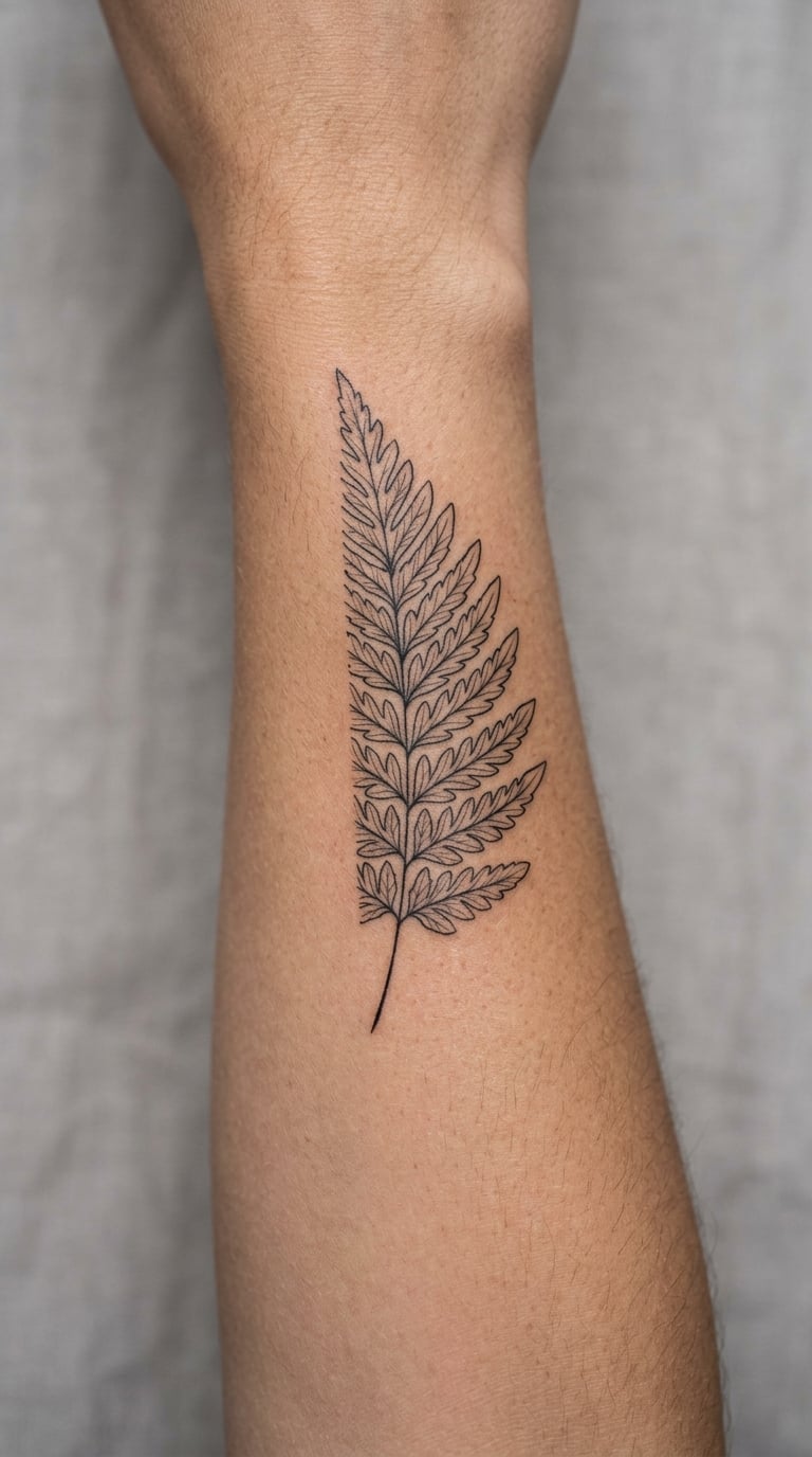 Half a Leaf, One on Each Inner Arm
