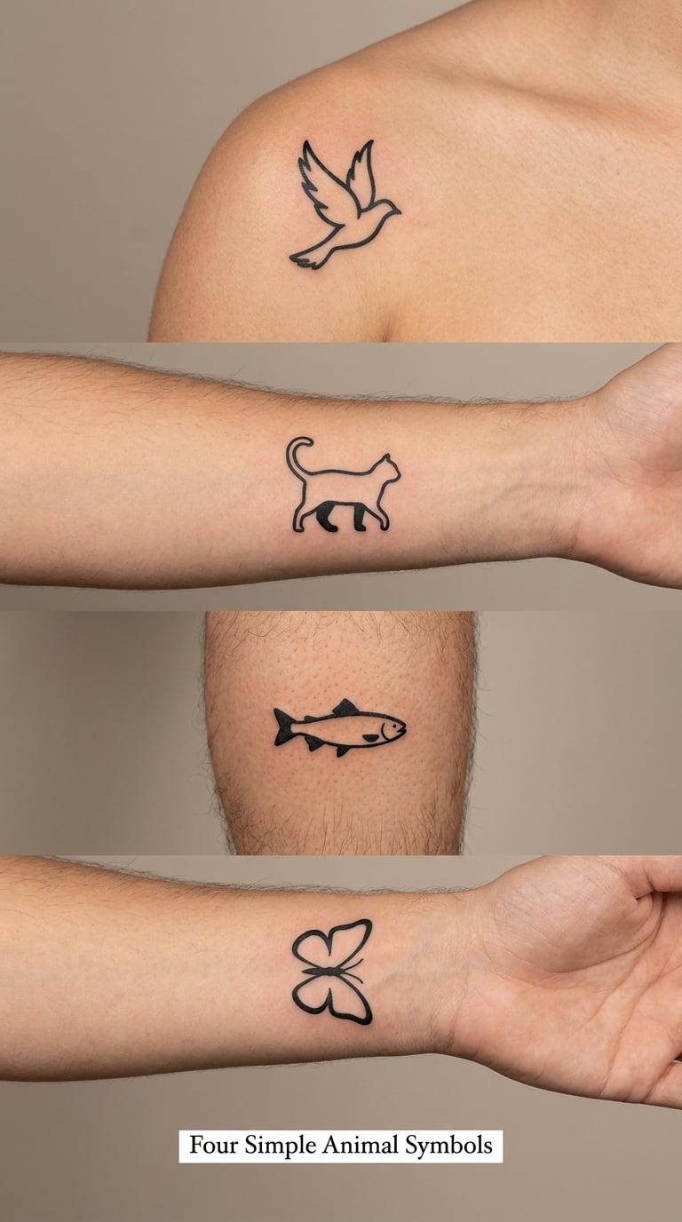 Four Simple Animal Symbols