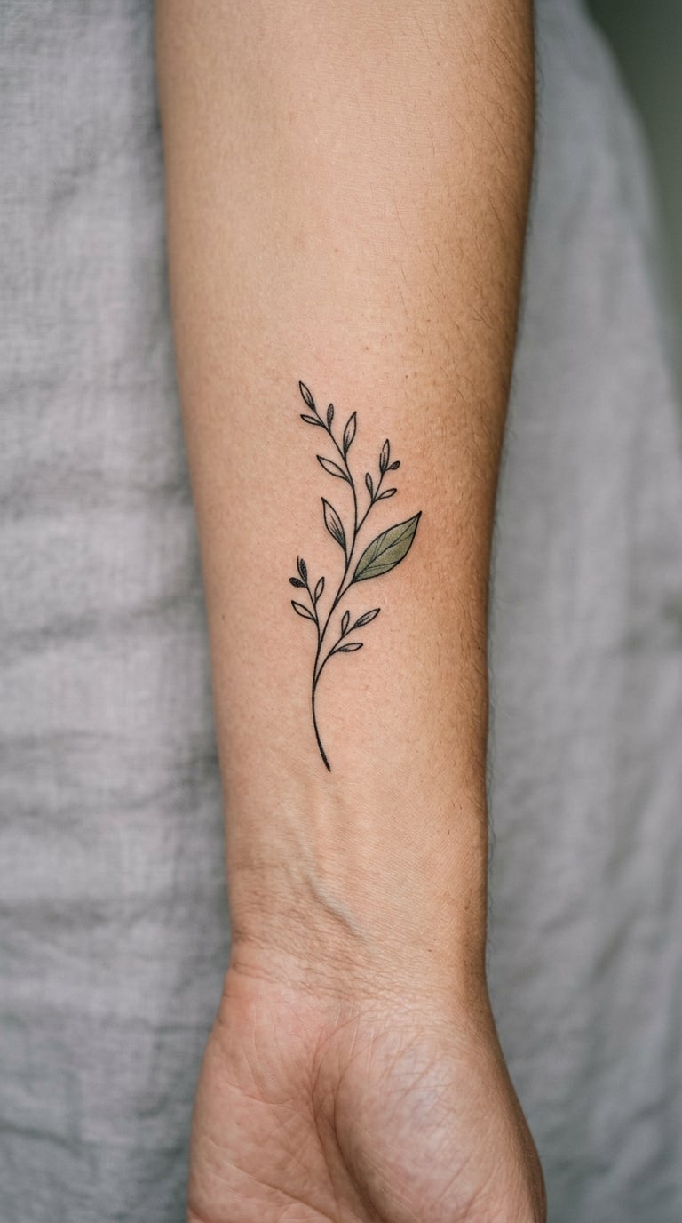 Fine-Line Botanical Sprigs