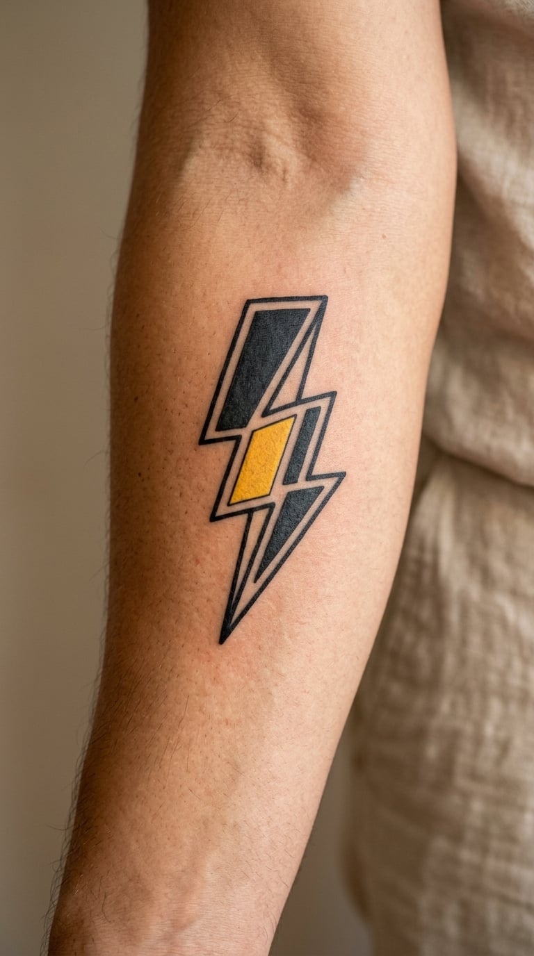Graphic Lightning Bolts