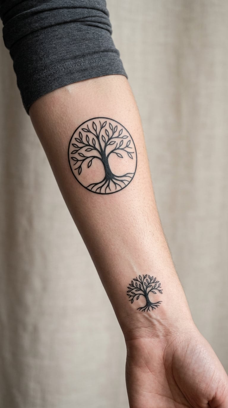 Matching Tree of Life Tattoos
