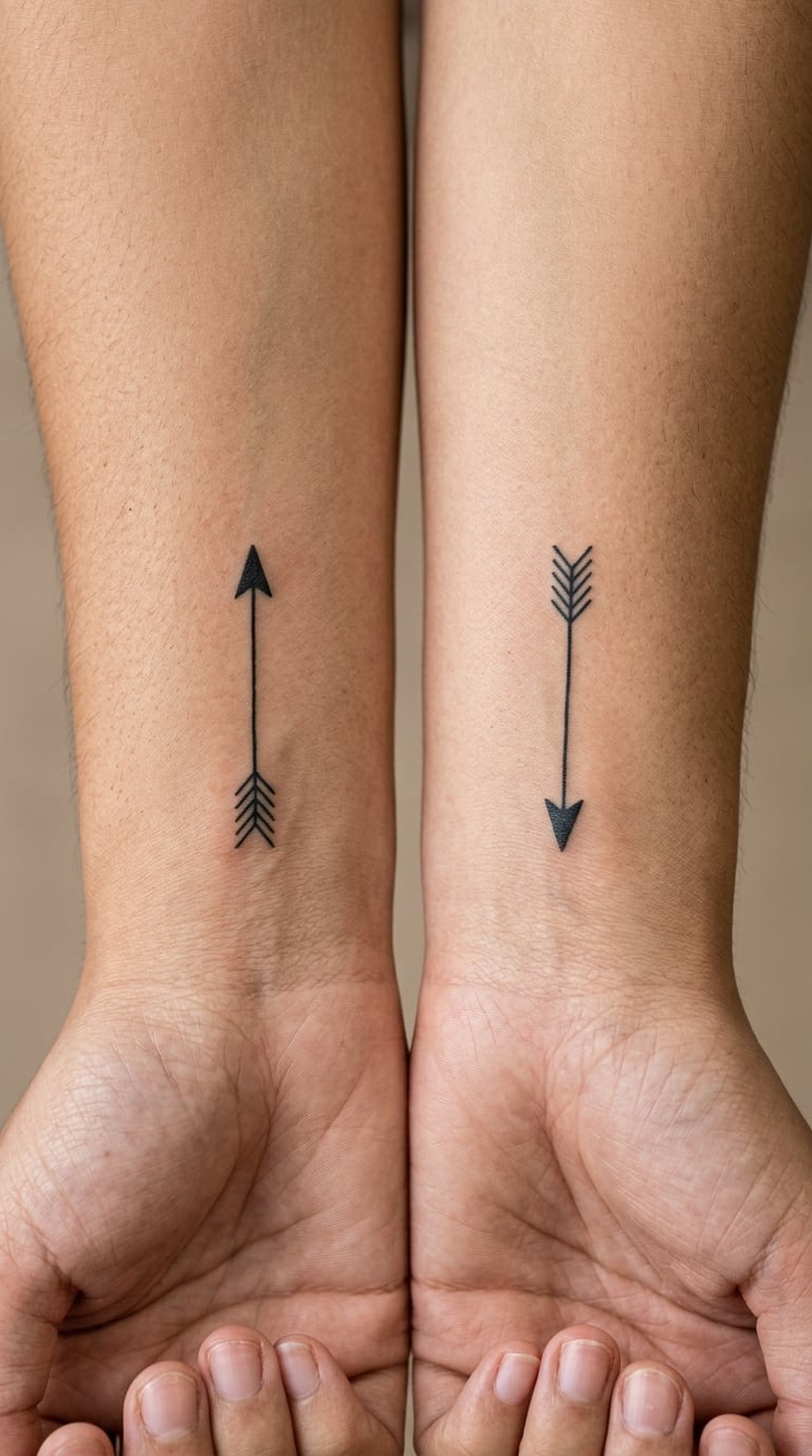 Complementary North and South Arrows